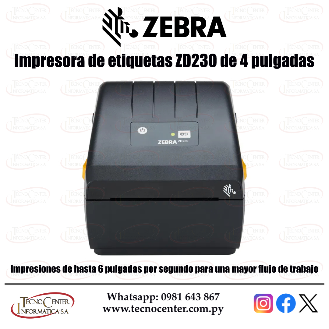 Impresora de etiquetas Zebra ZD230